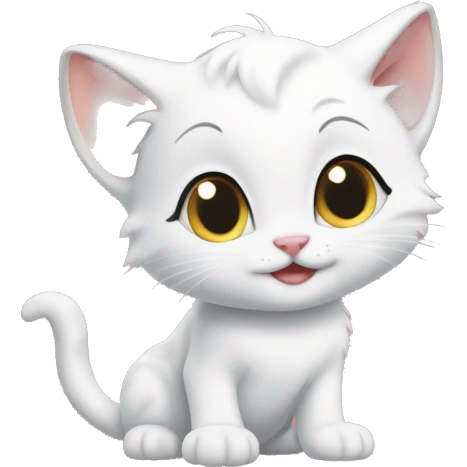 Baby kitten Marie from aristocats  emoji