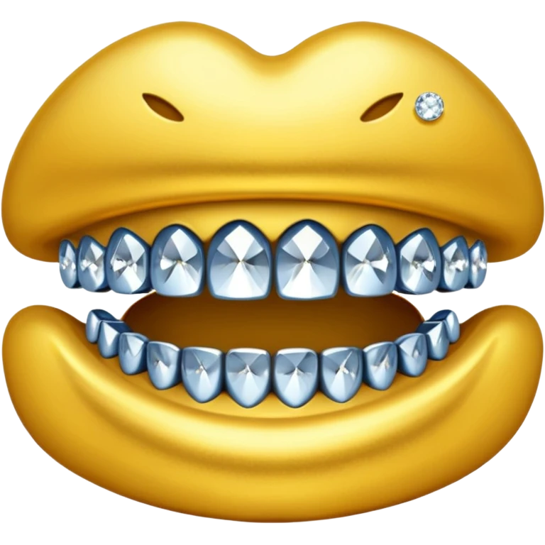 GRILLZ WITH DIAMONDS emoji