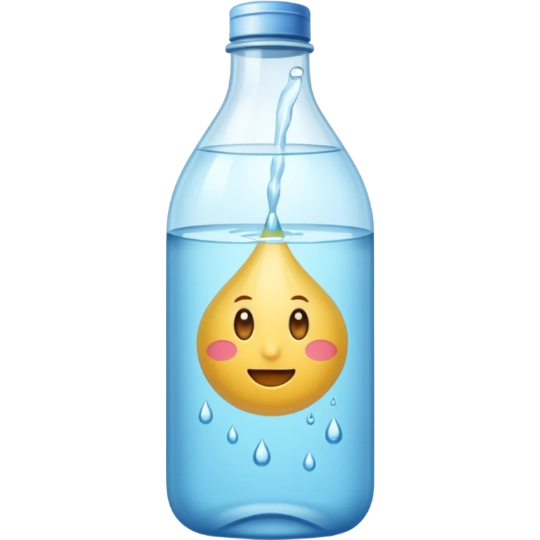botella de agua emoji
