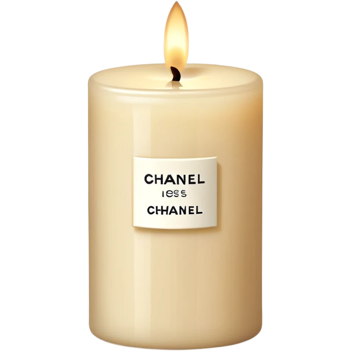 beige chanel candle  emoji