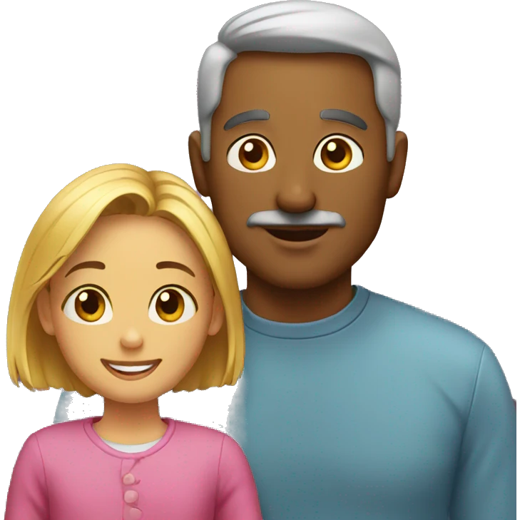 Father and daughter  emoji