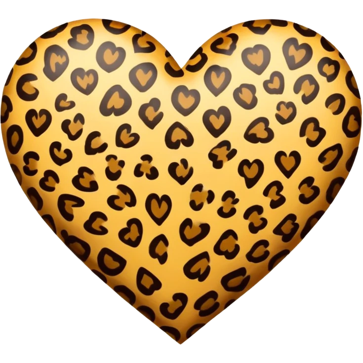 Cuore leopardato  emoji