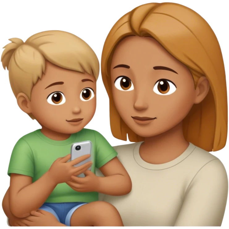 A parent and child sitting together, talking—the parent is actively listening, while the child feels safe and comfortable opening up. No judgment, no lectures—just genuine connection. emoji