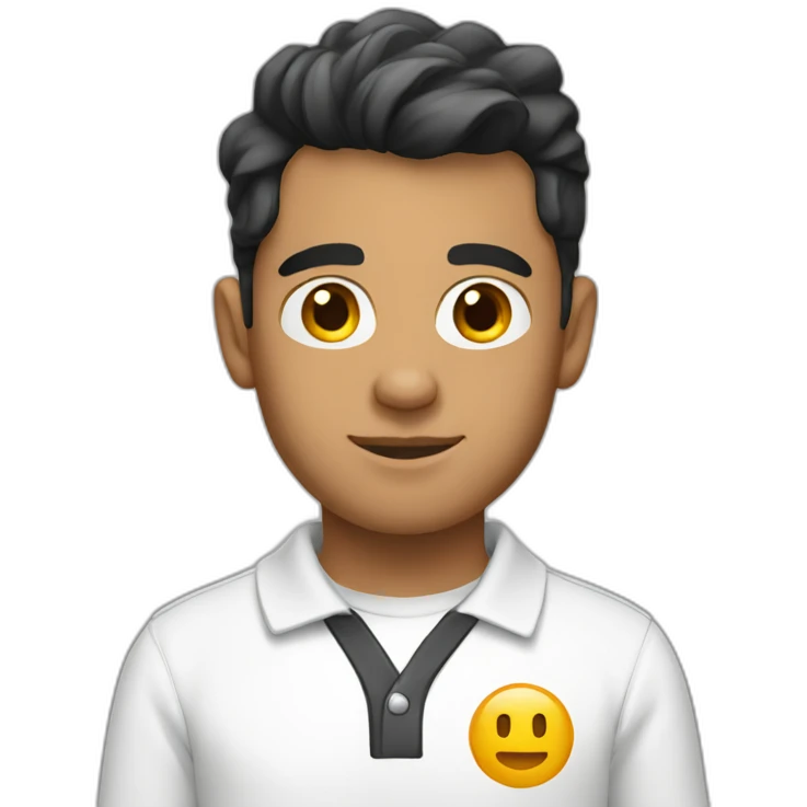rayane with a white polo emoji
