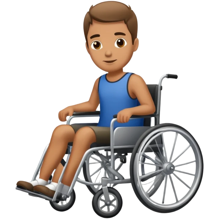 wheelchair over man emoji