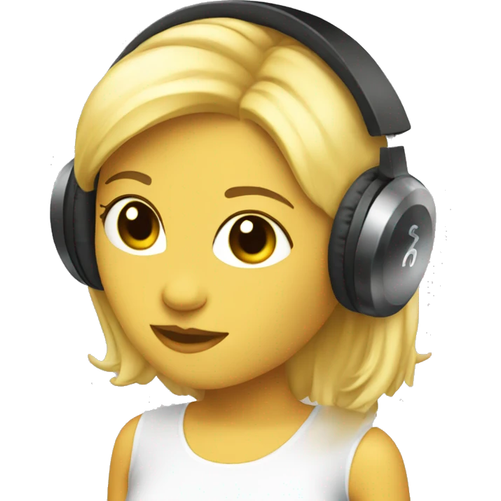 Coquette headphones  emoji