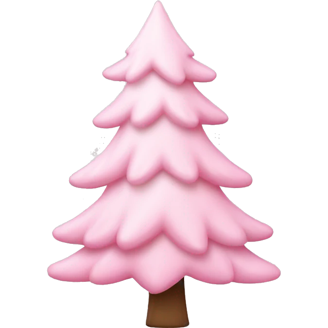 White tree Christmas light pink bow emoji