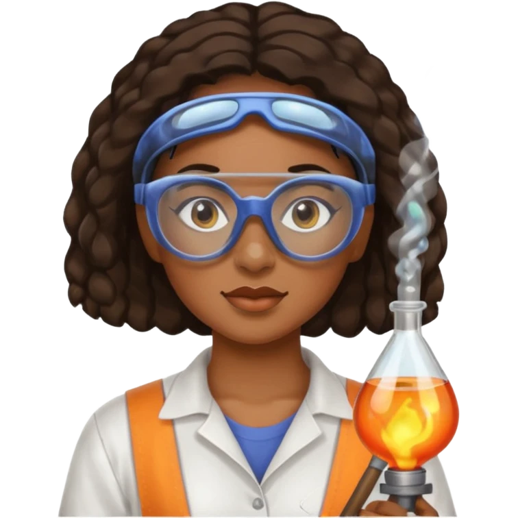 Glass Blower black woman emoji