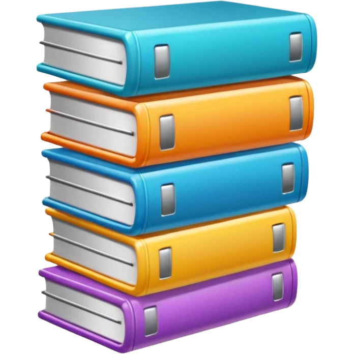 ganchito de libreria aesthetic de colores emoji