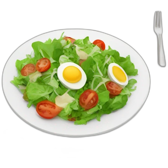 use salad before the meal emoji
