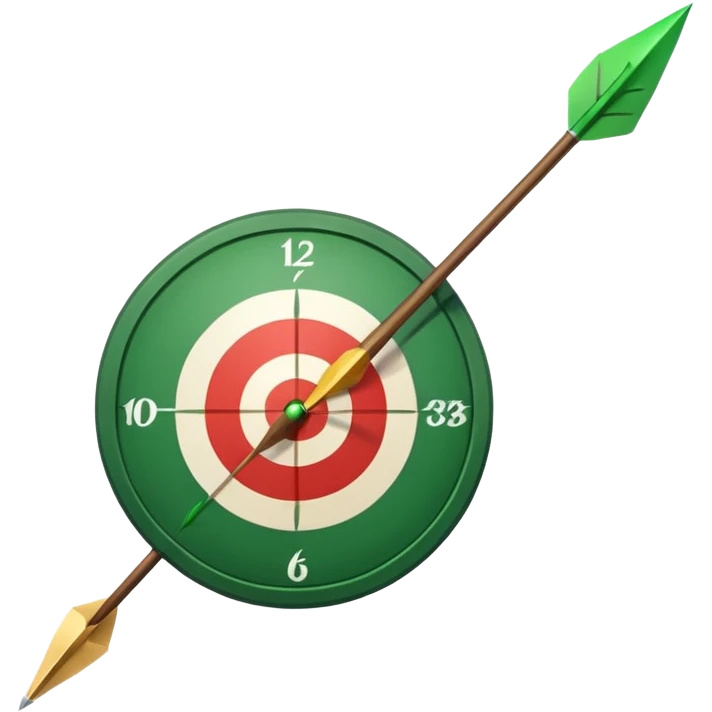 target and arrow emoji