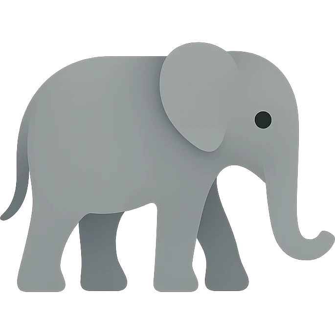Elephant emoji