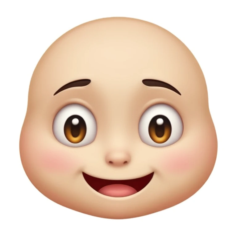 shy and horror-themed emoji, bashful body language with blushing and looking away, subtle horror elements like wide eyes, slight fangs, shadowy background, expressive and slightly unsettling emoji