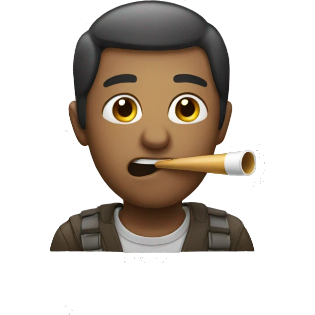 Emoji with whistle  emoji