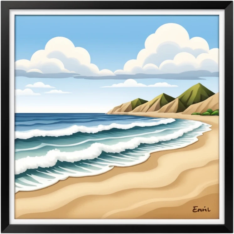 Beach from Lima, Peru emoji