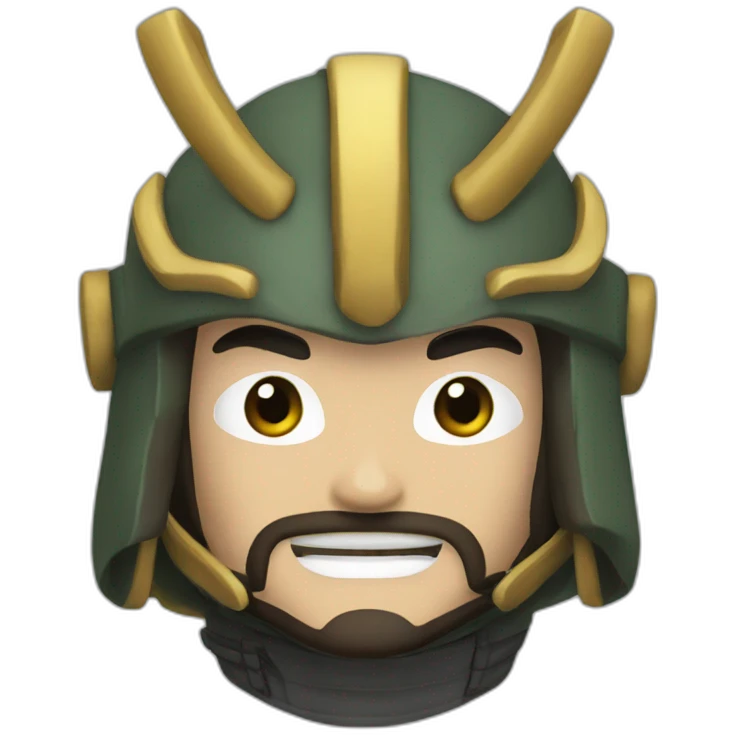 hideyoshi in warrior suit emoji