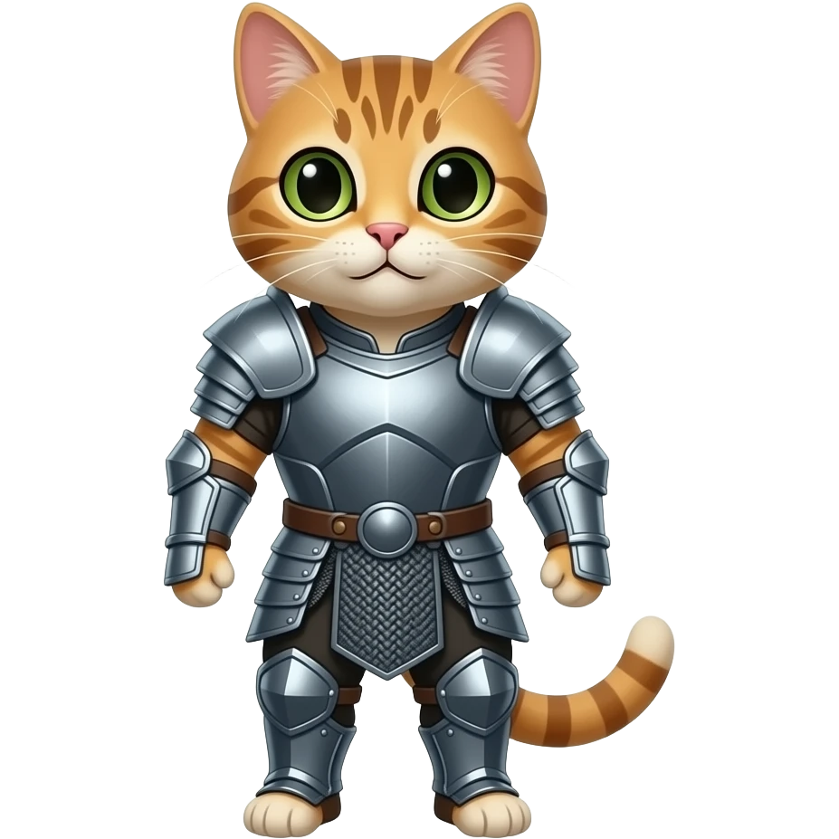 Warrior cat without armor emoji