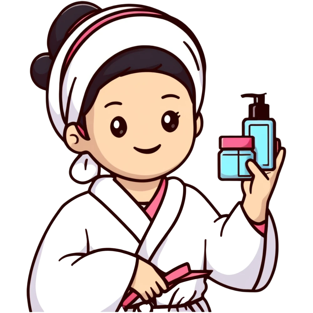 Preppy skincare emoji