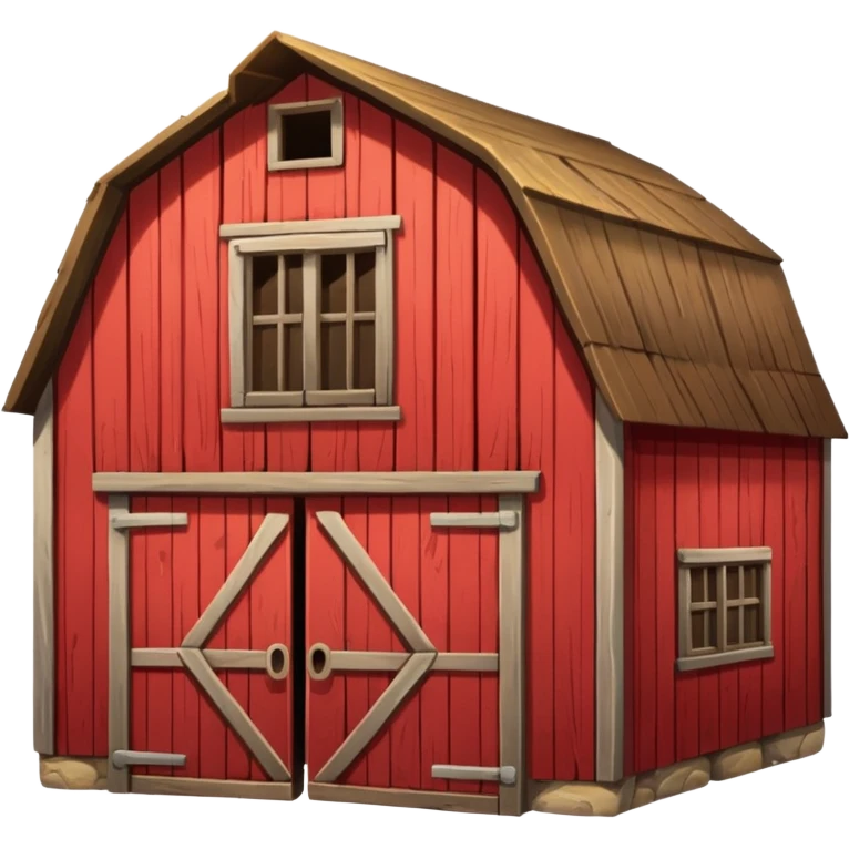 old barn emoji