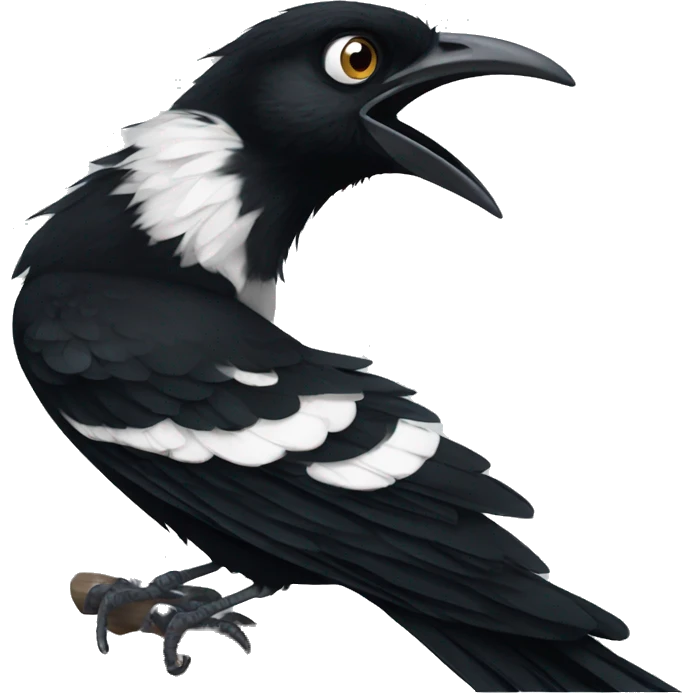 angry magpie emoji