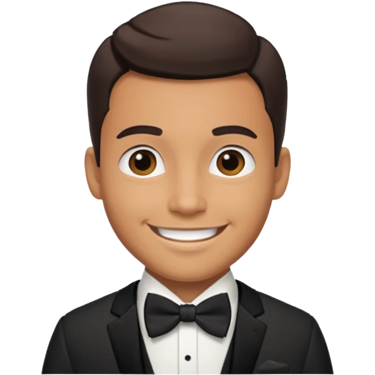 American groom, traditional, culture of american, smiley on face. emoji
