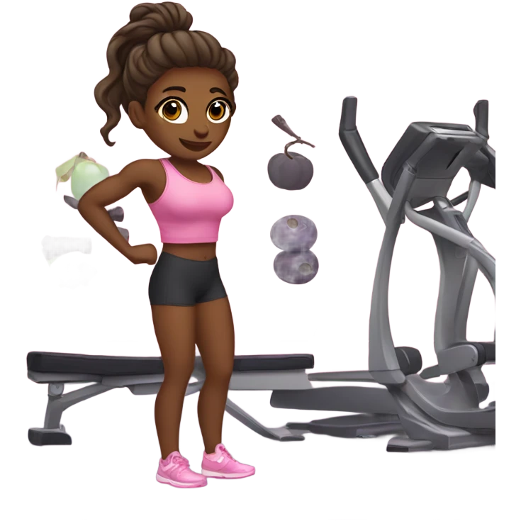 girly gym easthetic emoji