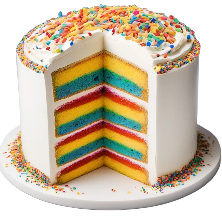 confetti cake emoji