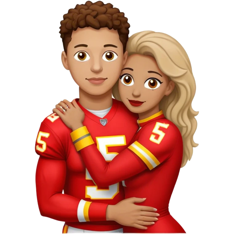 Ref hugging Patrick mahomes emoji