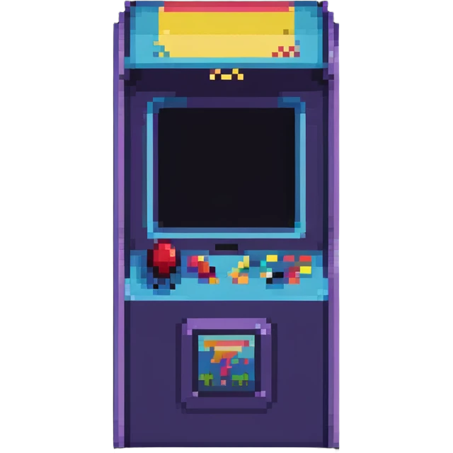 Retro arcade machine emoji