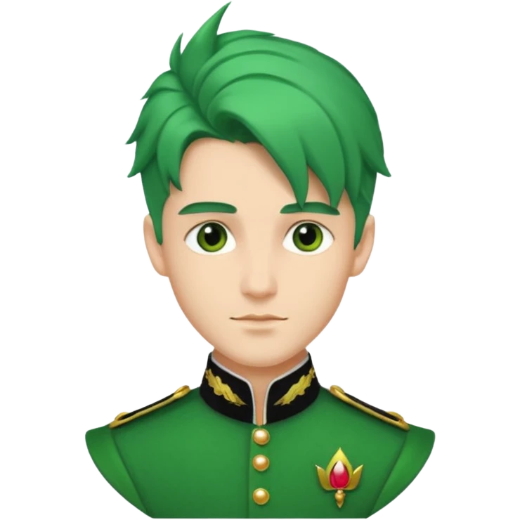 royal prince with green hair emoji