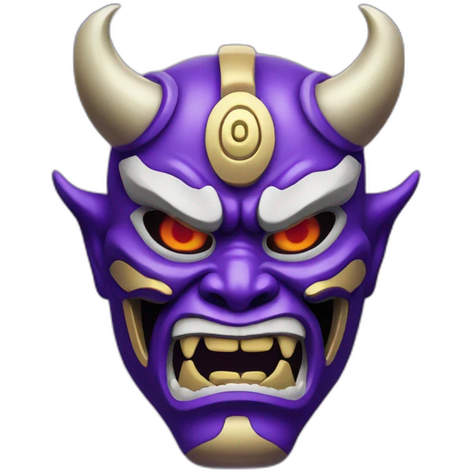 ultraviolet japanese oni mask emoji
