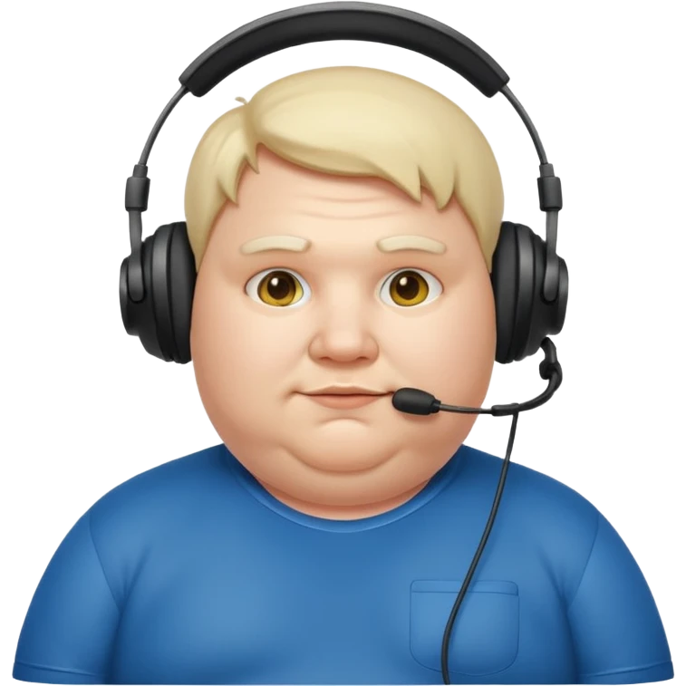 Fat gamer emoji