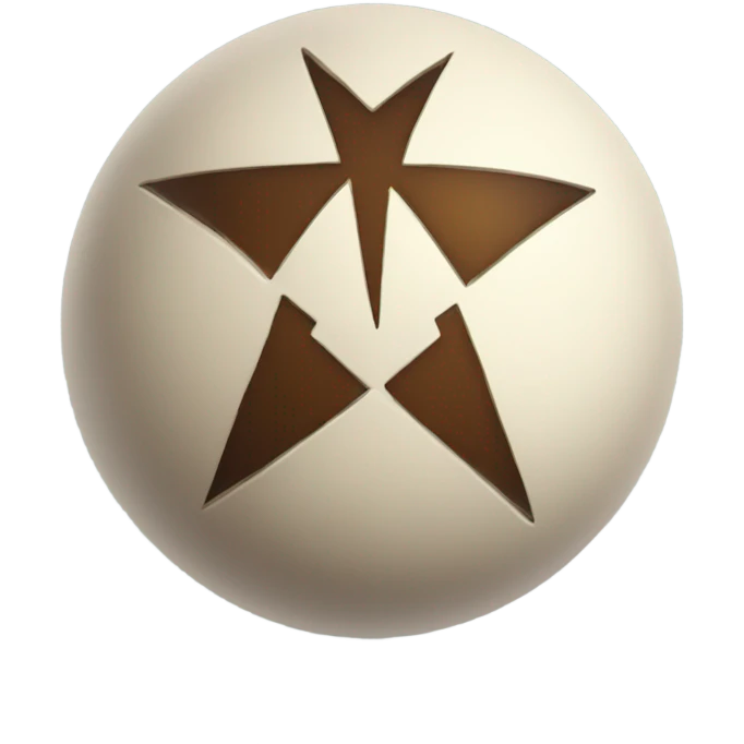ball with a inverted star emoji
