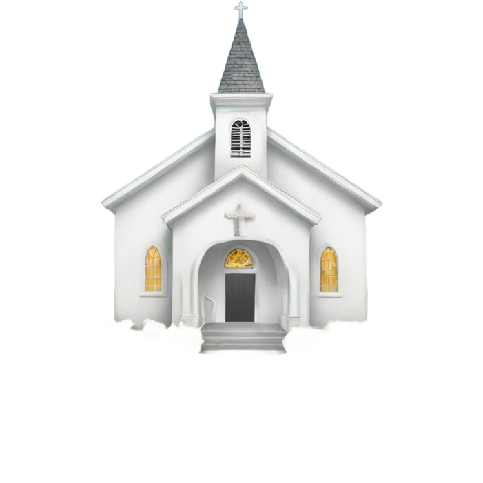 White wedding chapel emoji