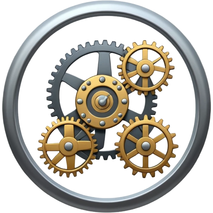 Clock Gear emoji