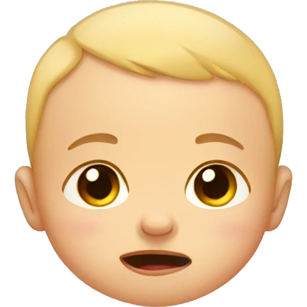Baby crying emoji