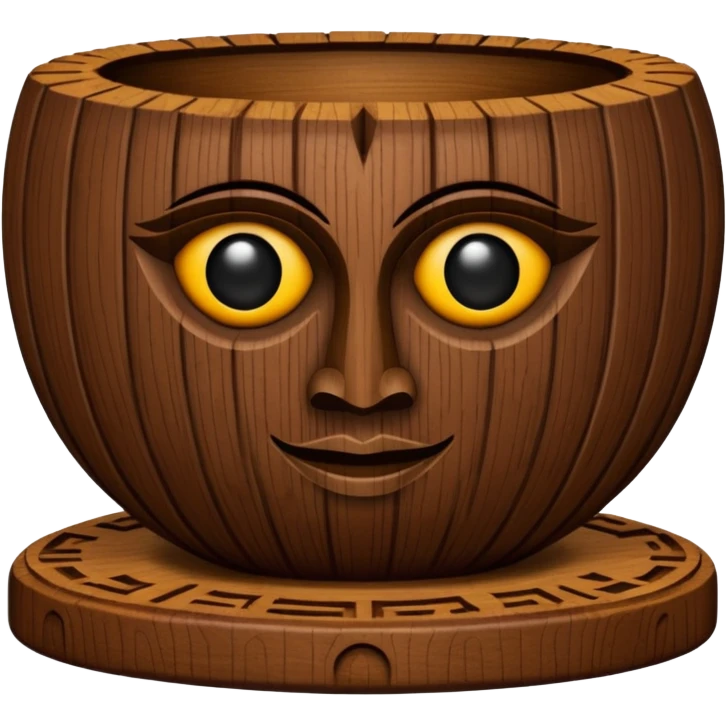 Kwanzaa Kanara wooden base emoji