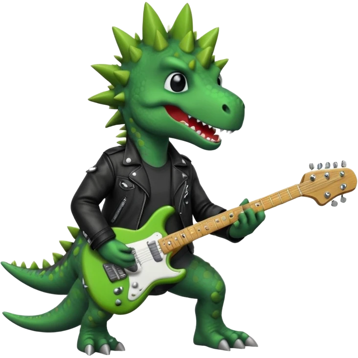 rocker dinosaur emoji
