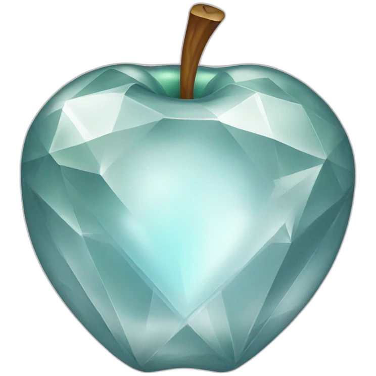 Apple diamond emoji
