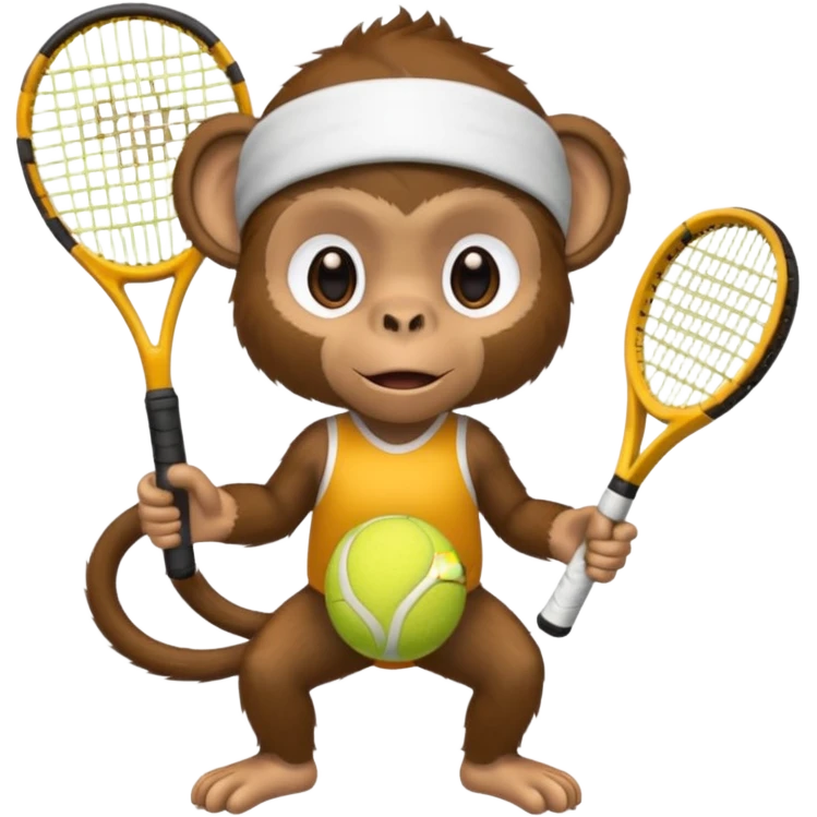 Monkey Tennis emoji