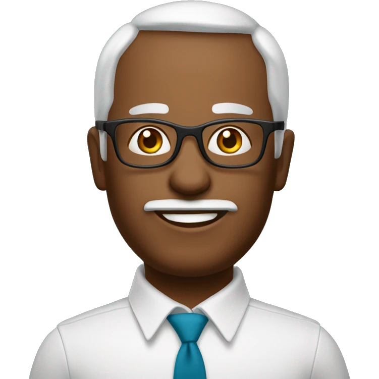 PAS DE HEEUX 45 ANS AVEC DES LUNETTES ET BLANC emoji