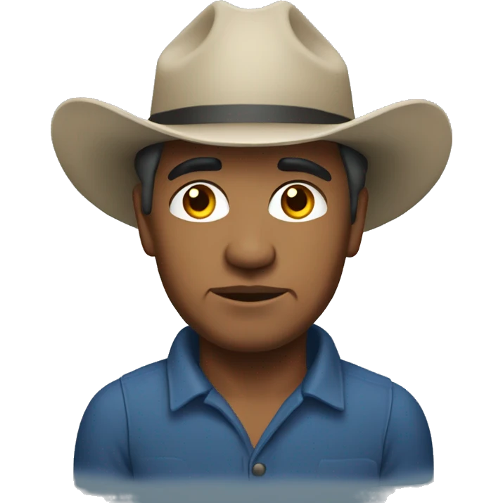 Blue collar indigenous man  emoji