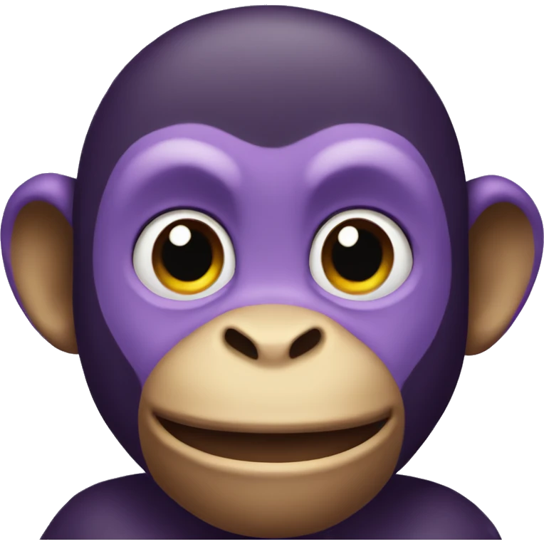 purple monkey emoji