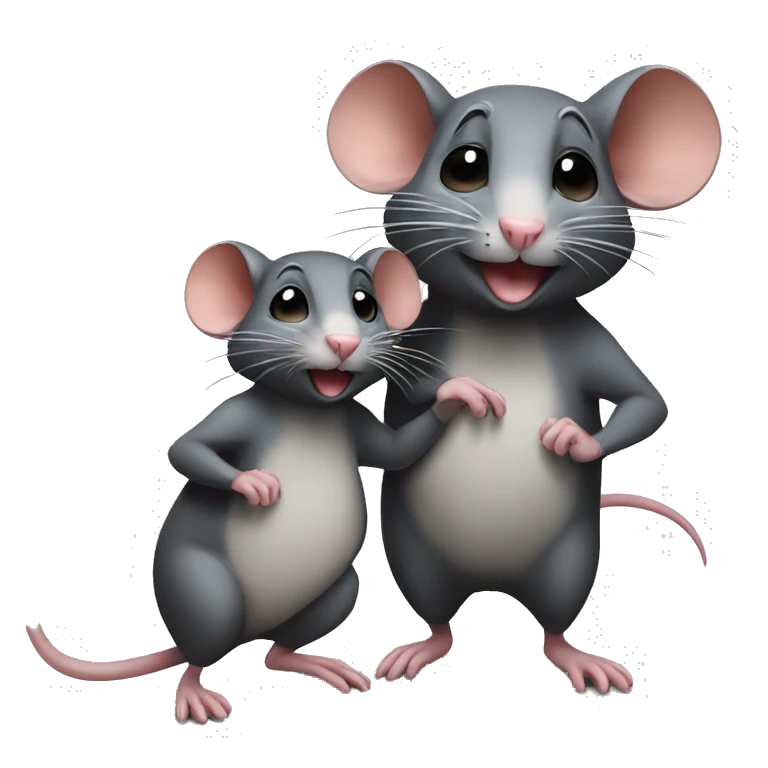 Rat loves rat emoji