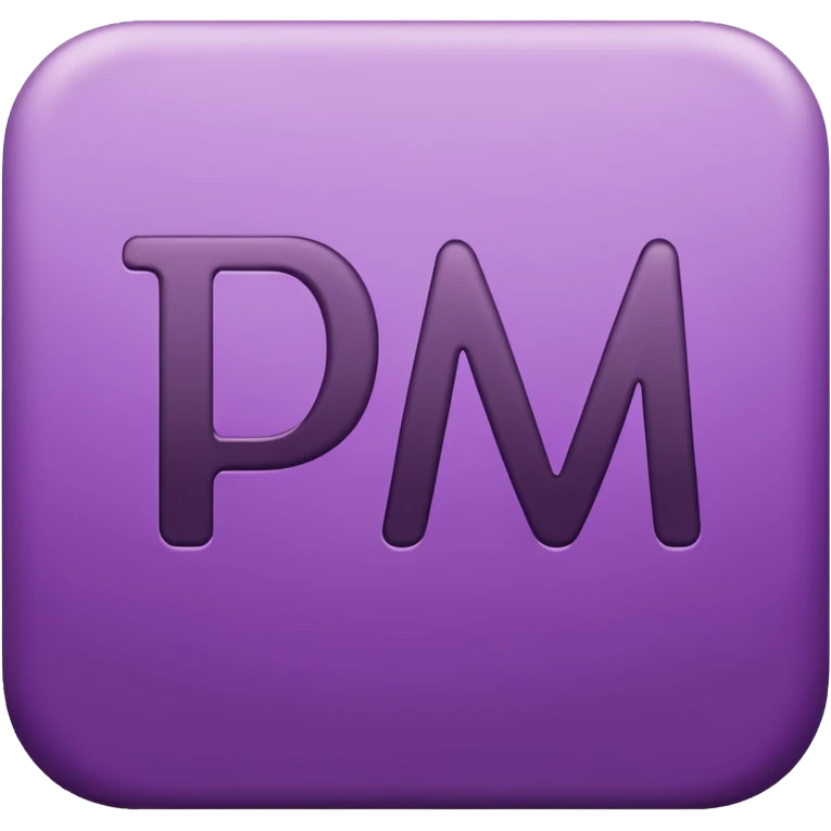 "Name" plum color letters, bold font emoji