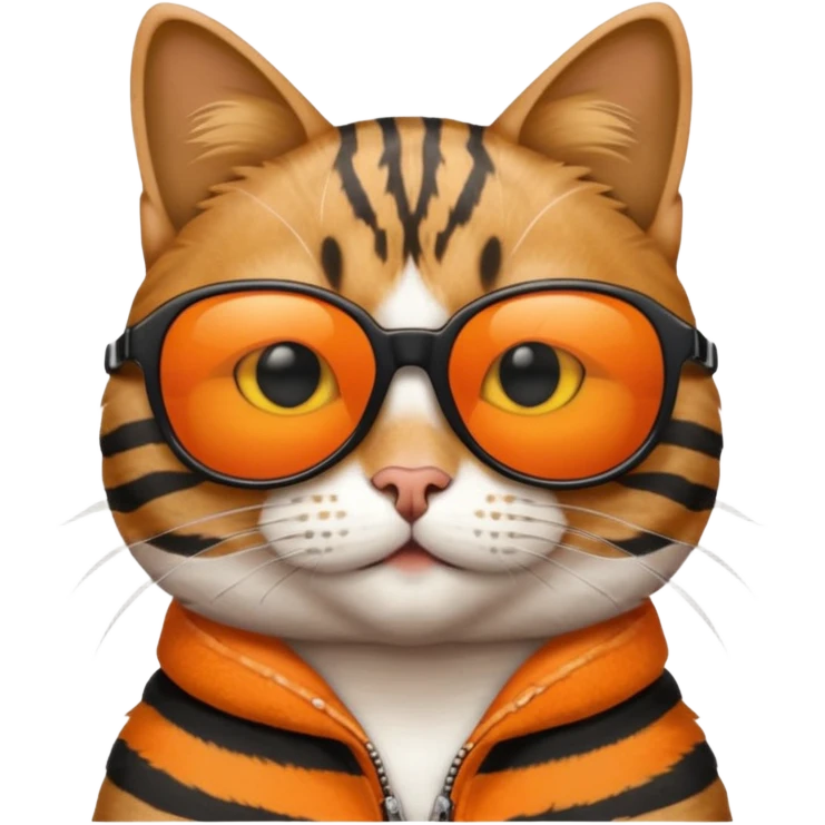Cat wearing sunglasses emoji