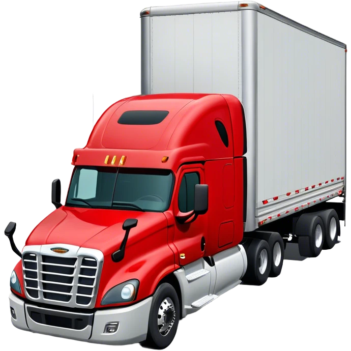 Cattle Truck - Freightliner Cascadia (Model Year: 2021) (Iconic colour: Red) emoji