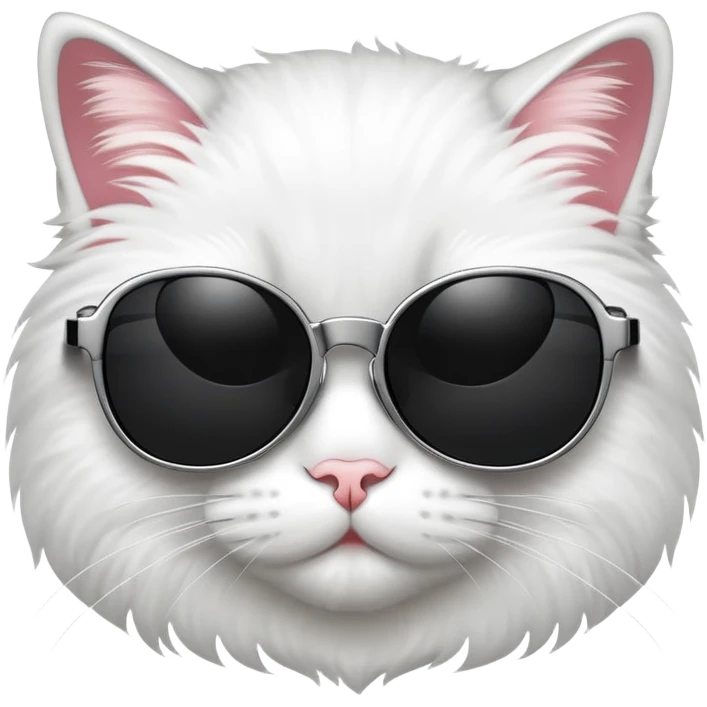 Cat wearing sunglasses emoji