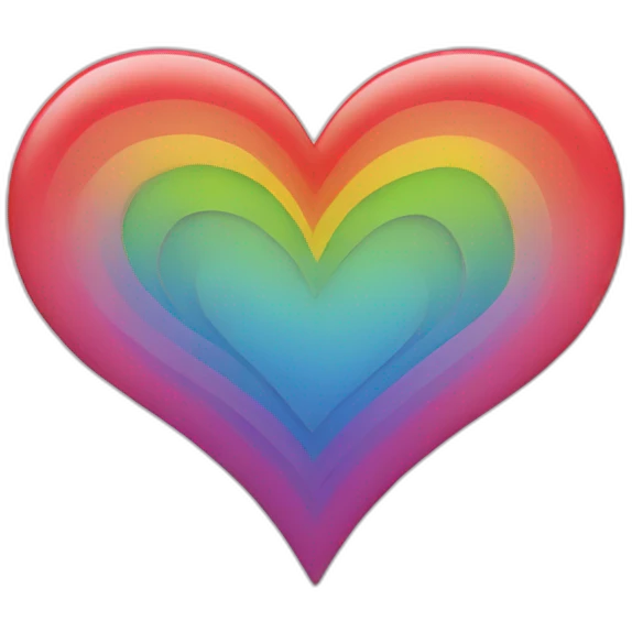 heart rainbow emoji