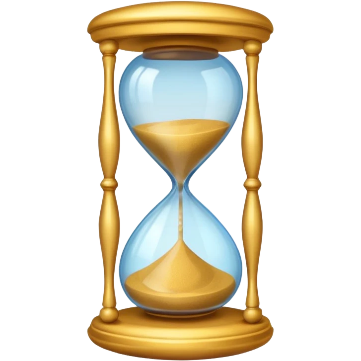 colorful hourglass emoji